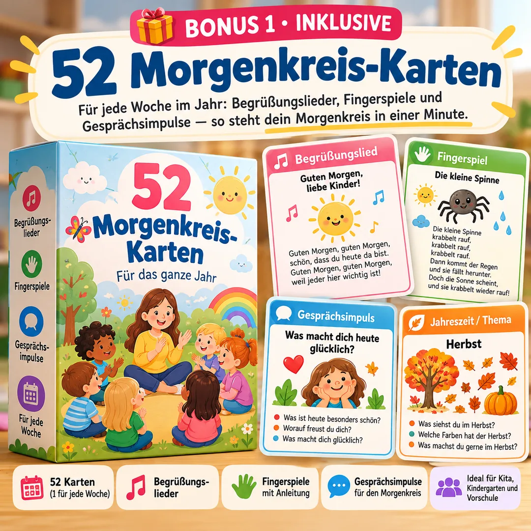 Bonus: 52 Morgenkreis-Karten